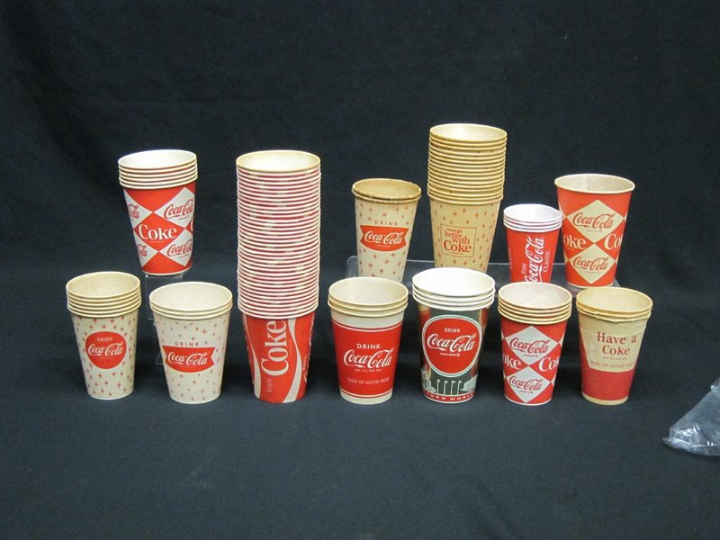 COCA-COLA DRINK CUPS ASSORTED (88 +/-) (1 of 1)