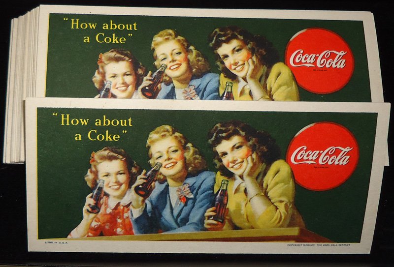 COCA-COLA 1944 BLOTTERS (37) (1 of 1)