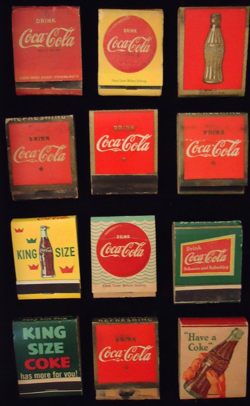 COCA-COLA MATCH PACKS (12) (1 of 1)