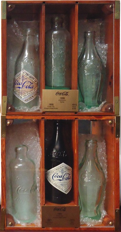 COCA-COLA COMMEMORATIVE BOTTLE SETS (2) (1 of 1)
