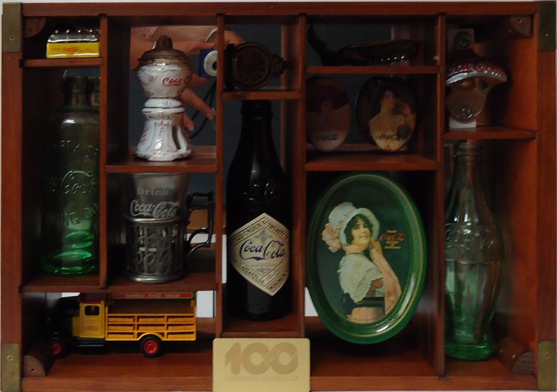 COCA-COLA OFFICIAL CENTENNIAL DISPLAY CASE (1 of 1)