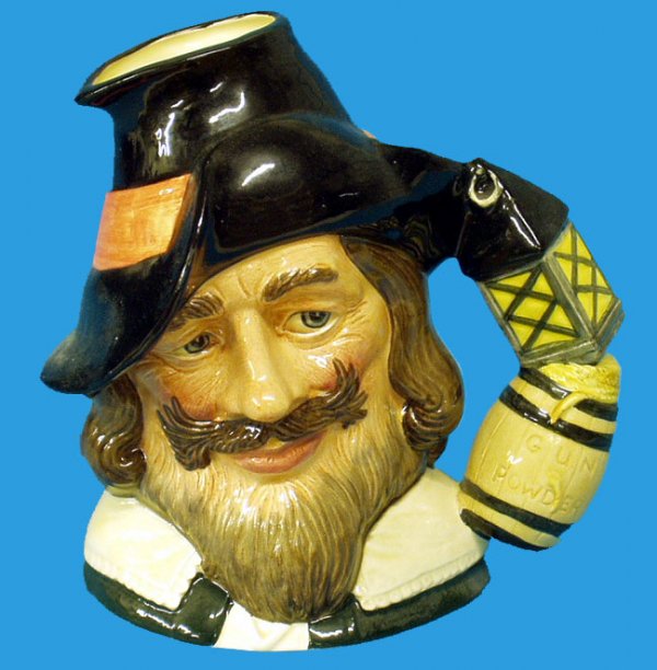 ROYAL DOULTON GUY FAWKES CHARACTER JUG