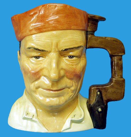 ROYAL DOULTON WILLIAMSBURG CABINET MAKER CHARACTER