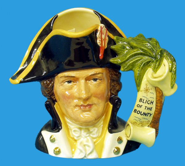ROYAL DOULTON CAPTAIN BUGH CHARACTER JUG LARGE