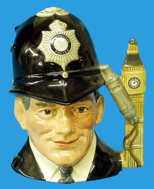ROYAL DOULTON LONDON BOBBY CHARACTER JUG LARGE