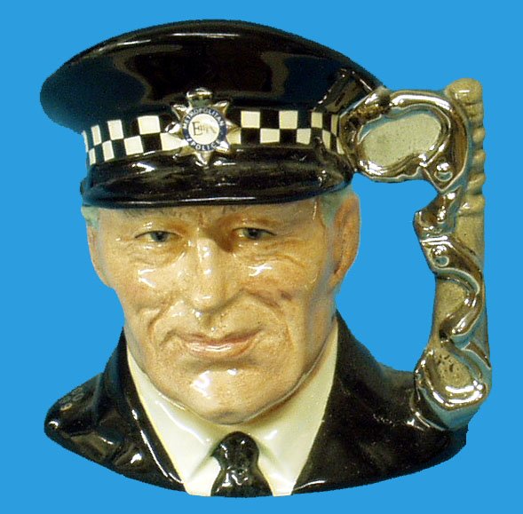 ROYAL DOULTON THE POLICEMAN CHARACTER JUG