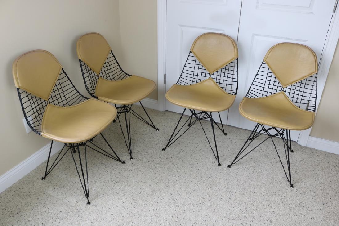 Set of 4 Eames DKR Bikini / Eiffel Base Chairs (1 of 13)
