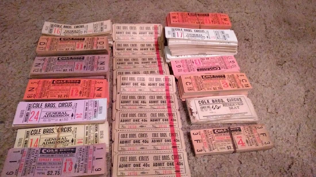 Cole tickets and papers (1 of 4)