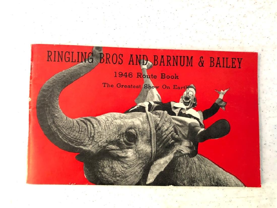 1954 Route Book Ringling Bros & Barnum & Baily (1 of 1)