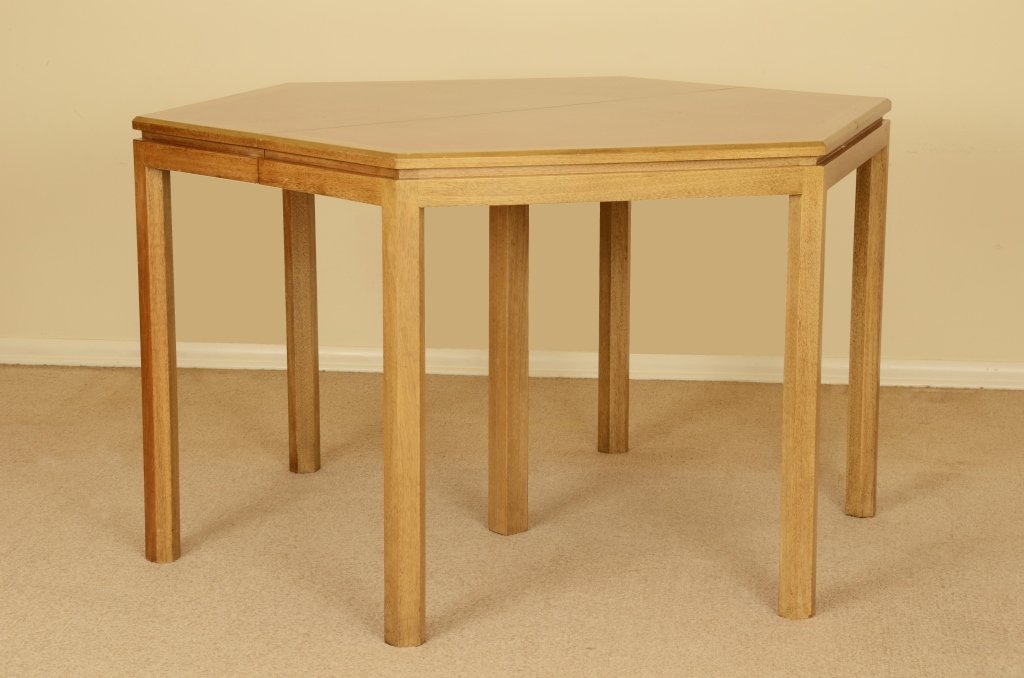 Wormley Hexagon Dining Table w/ Three Extensions (1 of 7)