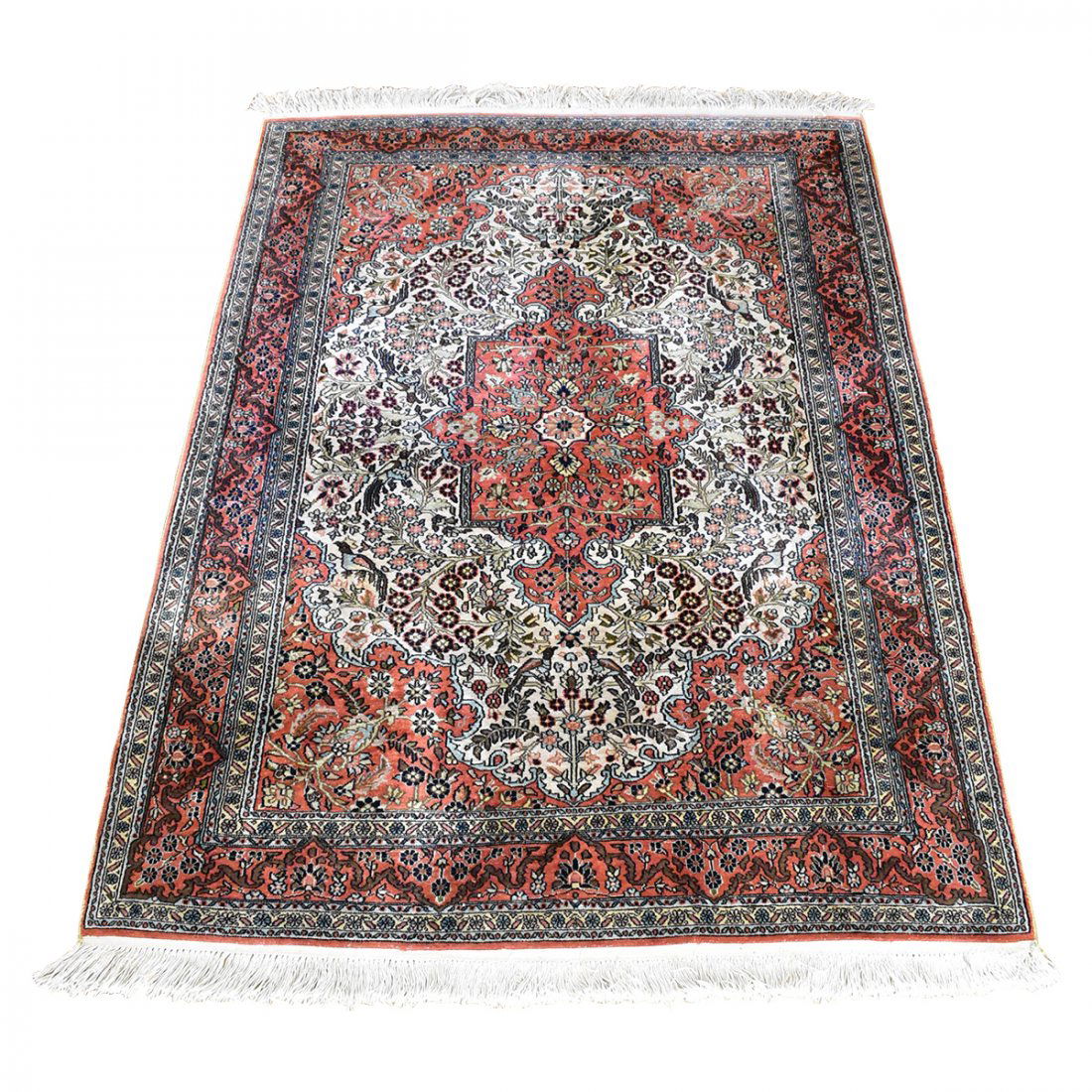 Kashmir Silk Rug 4,1 x 6 (1 of 18)