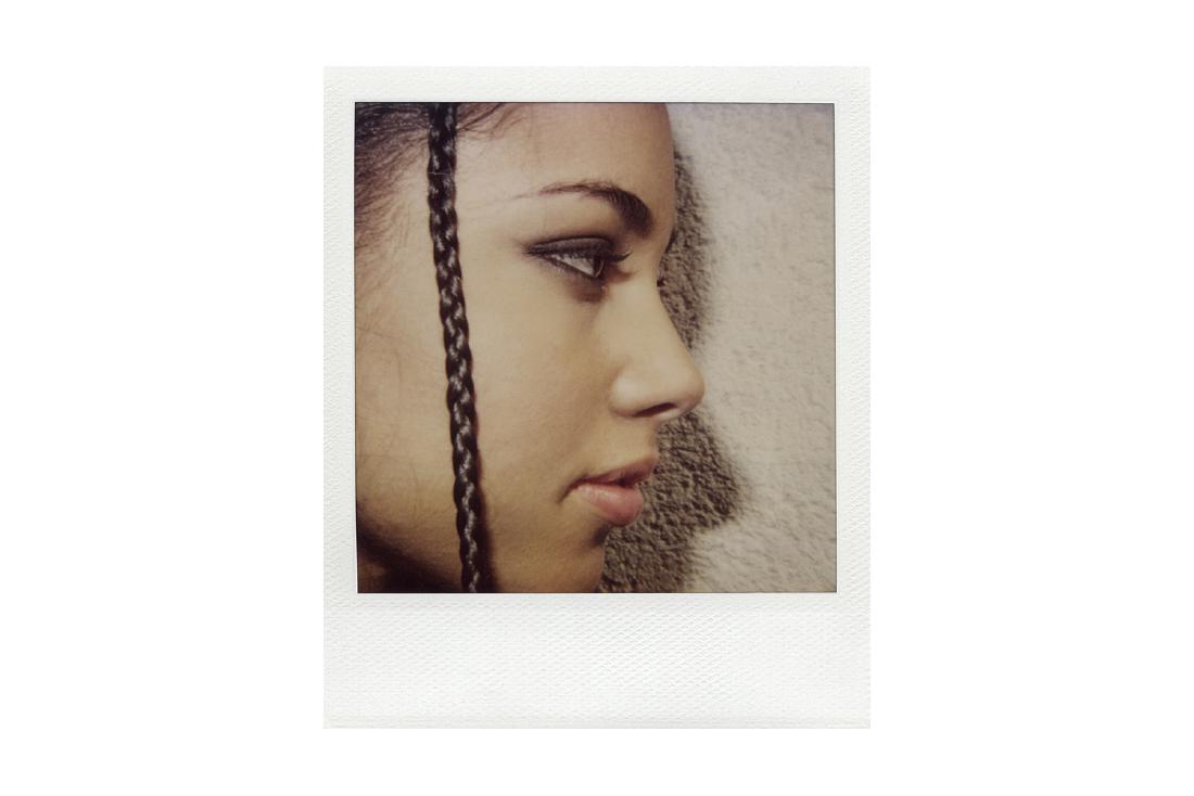''Alicia K'' (2000) by Patrick Hoelck, C-print, Fuji: Alicia K by Patrick Hoelck, C-print, Fuji luster, 36"H x 30"W, Unframed Polaroid image of singer Alicia Keyes as published in Patrick's coffee table book "Polaroid Hotel" "In a worl