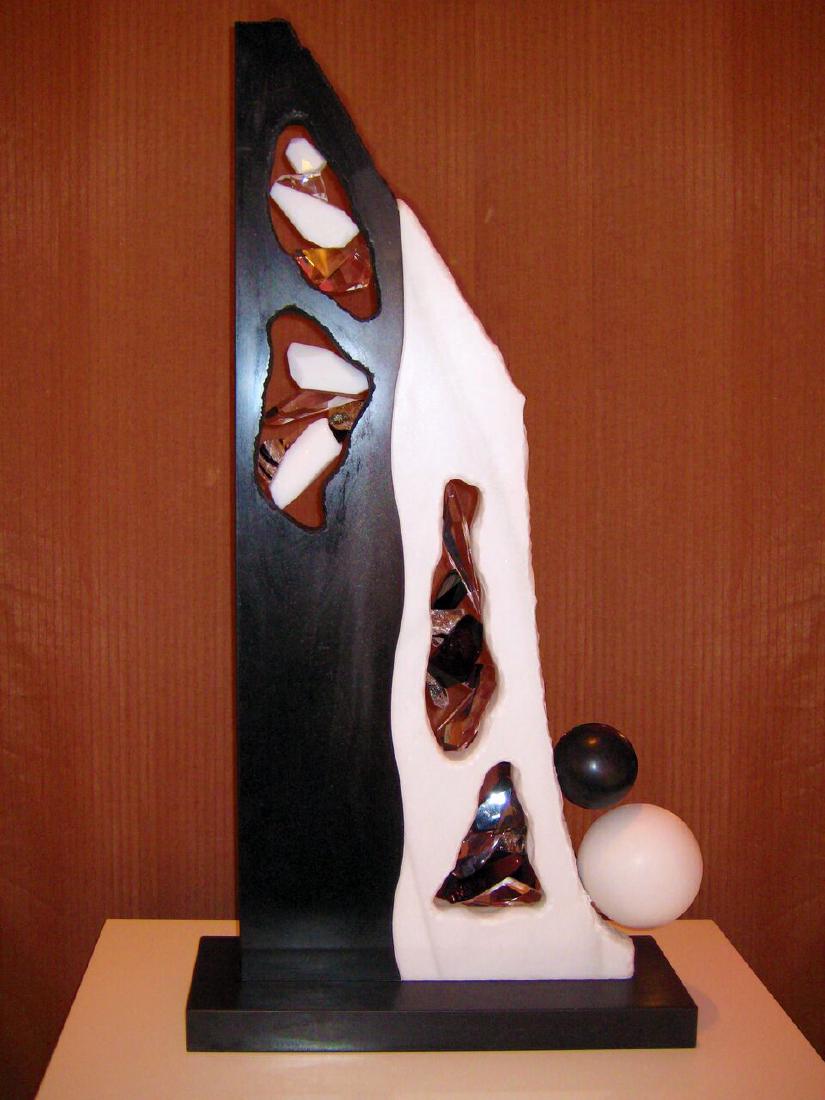 'Crystal Skylight'' (2010) by Abby Modell, Glass: Crystal Skylight by Abby Modell, Glass sculpture , 46x25x8, 250