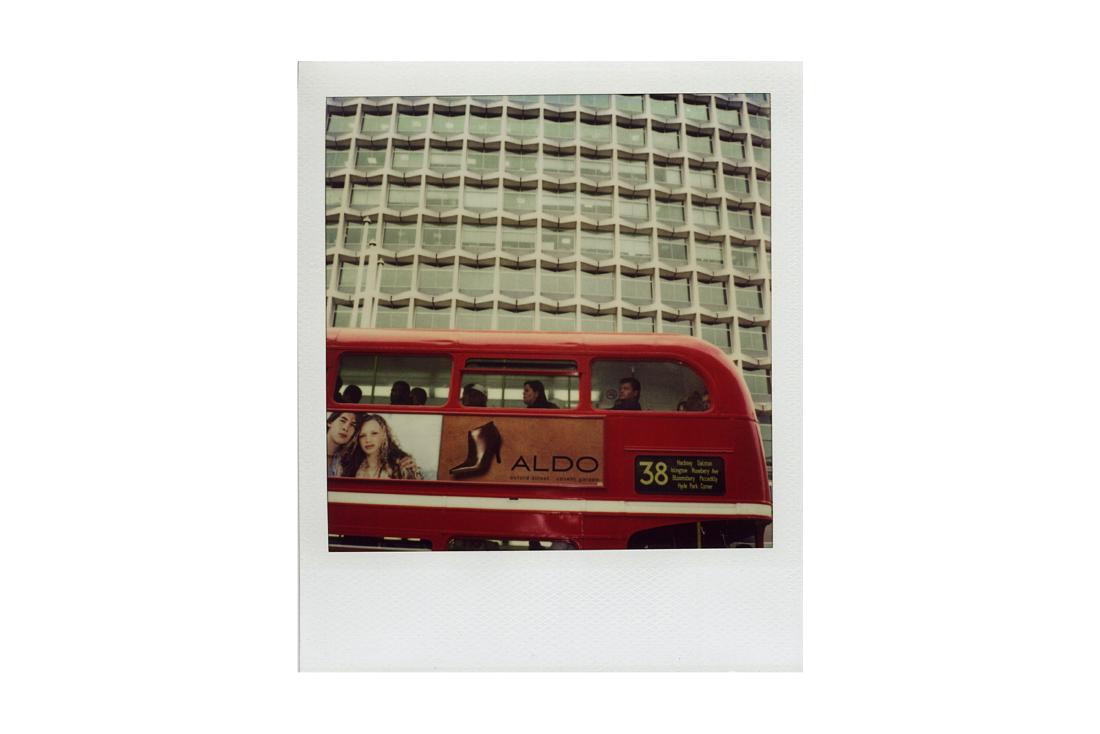 'London'' (2000) by Patrick Hoelck, C-print, Fuji: London by Patrick Hoelck, C-print, Fuji Luster, 36"H x 30"W, Unframed From Polaroid Hotel series, which was published into a coffee table book "Polaroid Hotel" "In a world full of insta