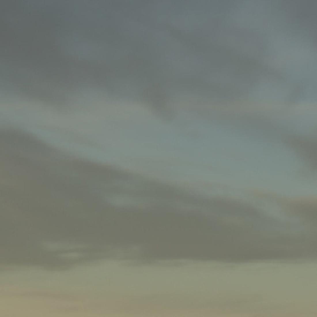 Moon at Sunrise'' (2011) by Gunnar Plake, C-print on: Moon at Sunrise by Gunnar Plake, C-print on aluminum, 48" H 18" W, Framed