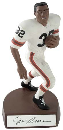 JIM BROWN, ISIAH THOMAS & ABDUL-JABBAR FIGURINES