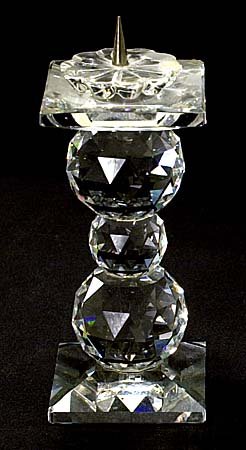 1976 SWAROVSKI CRYSTAL EUROPEAN CANDLEHOLDER