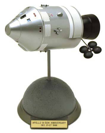 1998 Apollo 8 Command/service Module Model