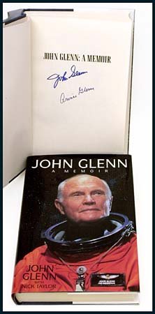1999 AUTOGRAPHED JOHN GLENN MEMOIR (x2)