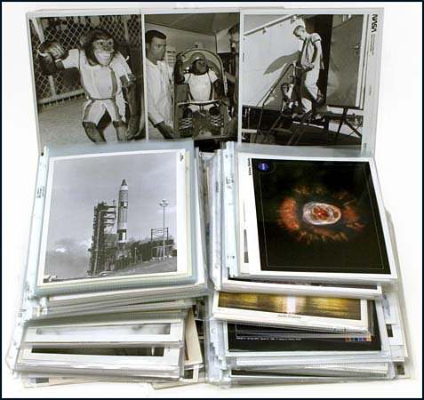 c.1960-80s COLOSSAL NASA PHOTO & LITHO ASSORTMENT