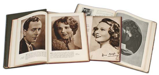 1916-37 VINTAGE BOOKS FEATURING ACTORS