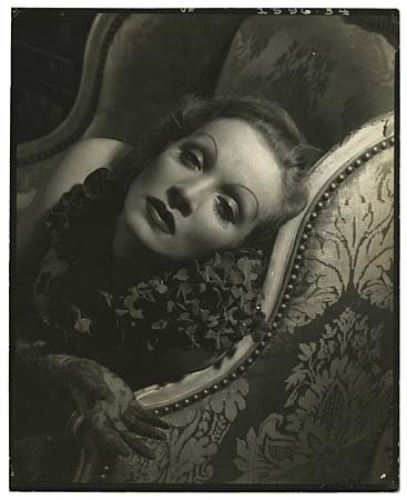 1930s-40s 8X10 MARLENE DIETRICH CONTACT PHOTO