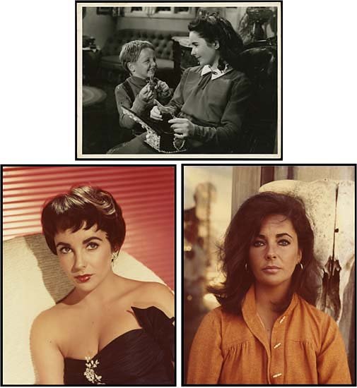 1940s-80s PHOTOGRAPHS OF ELIZABETH TAYLOR