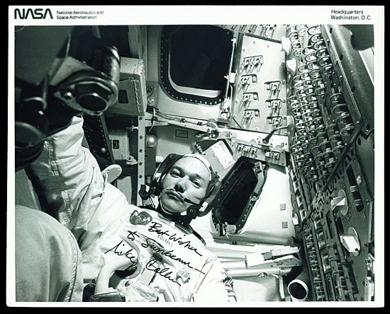 1969 AUTOGRAPHS MICHAEL COLLINS AUTOGRAPH
