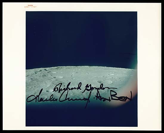 1969 AUTOGRAPHS COMPLETE CREW SIGNED PHOTO