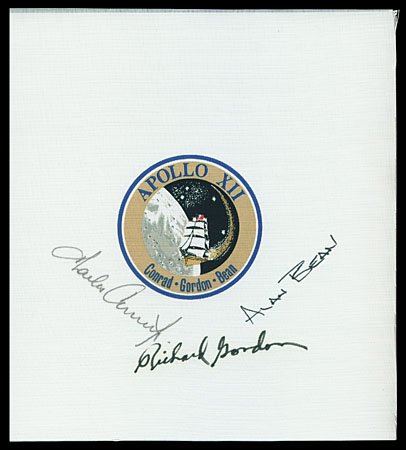 1969 AUTOGRAPHS CONRAD, GORDON & BEAN AUTOGRAPH