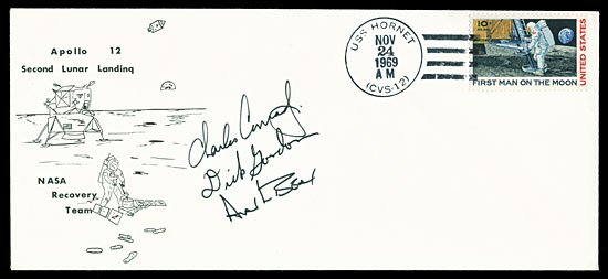 1969 AUTOGRAPHS CONRAD, GORDON & BEAN AUTOGRAPH