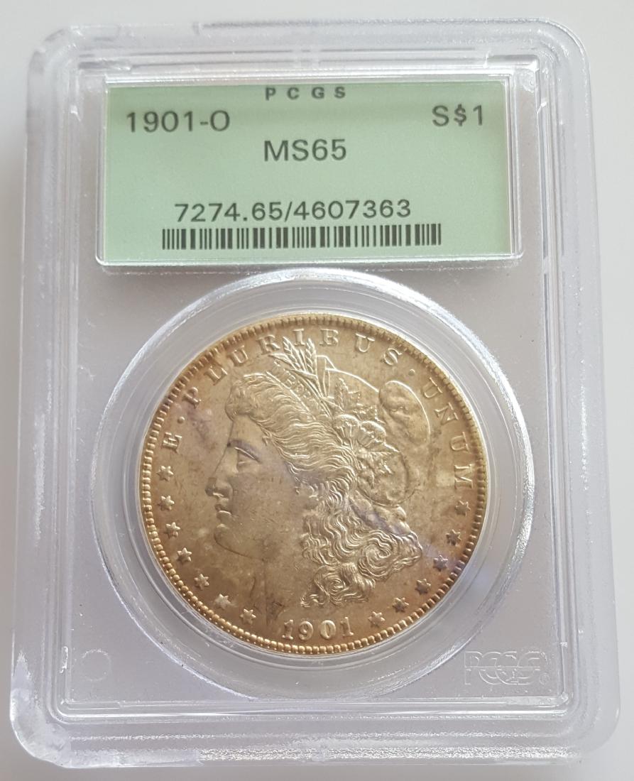 1901 O Morgan Dollar PCGS MS65 (1 of 2)