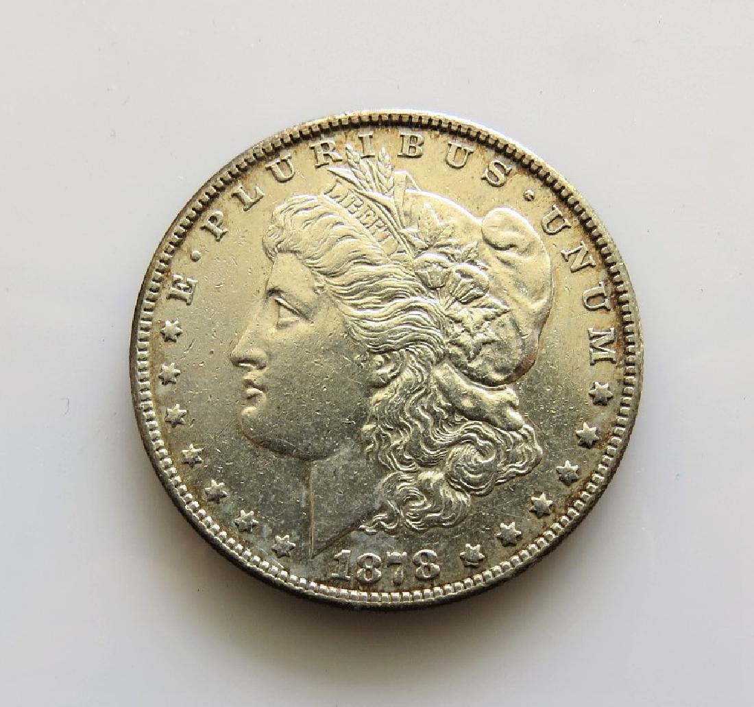 1878 S Morgan Silver Dollar Choice AU (1 of 2)