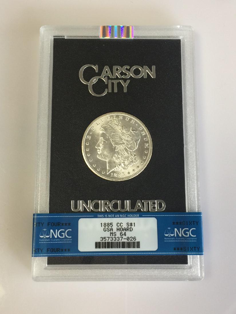 A Frosty -White Key Date 1885-CC GSA Morgan Dollar (1 of 2)
