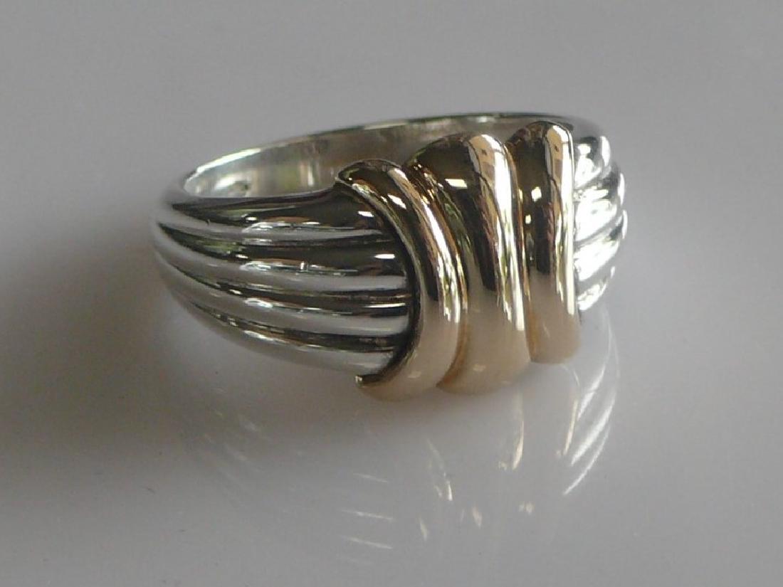 Two Tone 14k and Sterling Silver Ring (1 of 4)