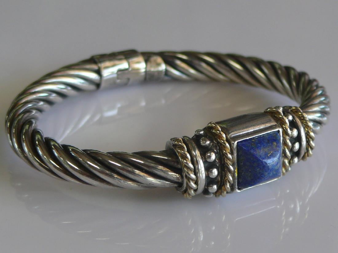 Flli Menegatti Sterling Silver/18k Ladies Bracelet (1 of 3)