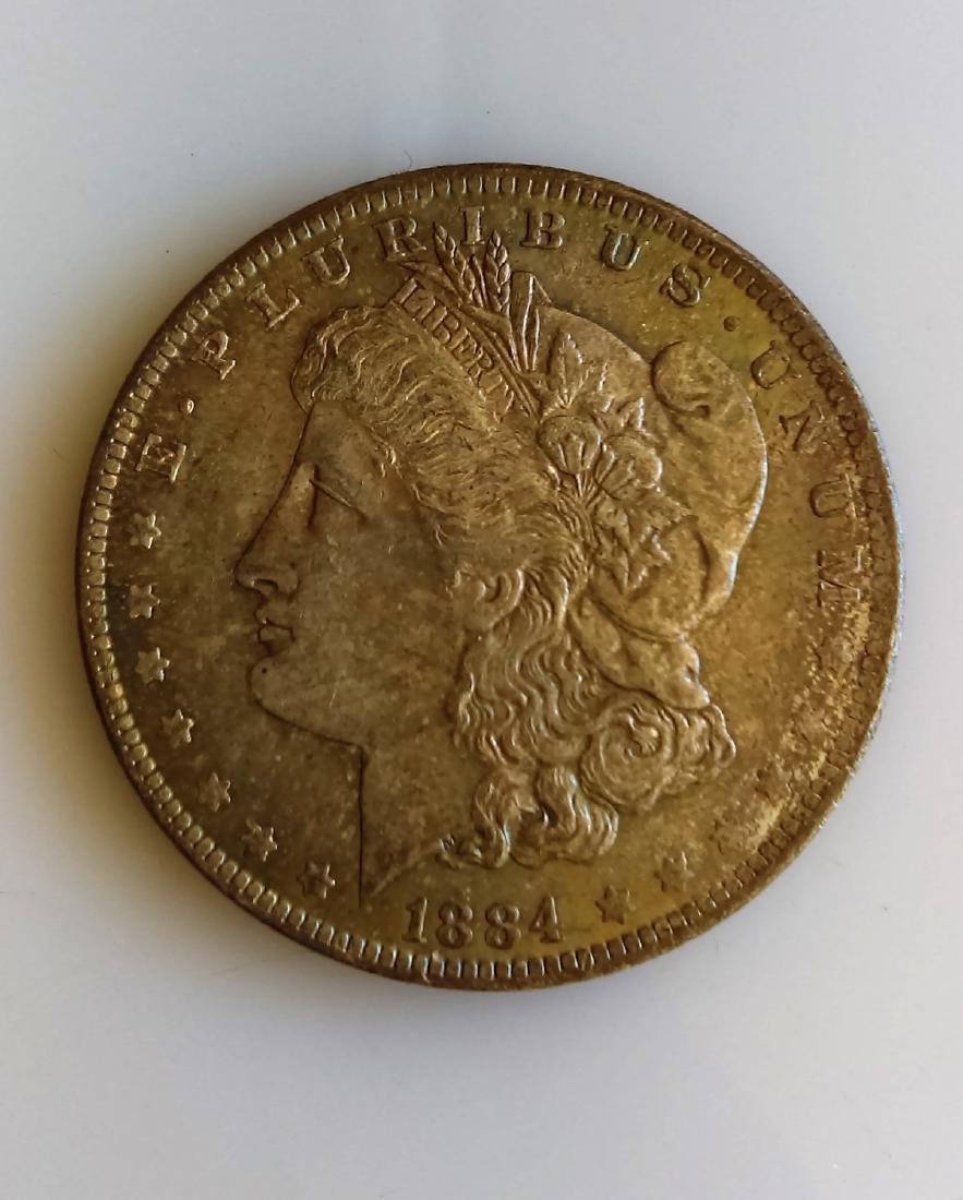 1884 O Choice Uncirculated Morgan Silver Dollar with (1 of 2)