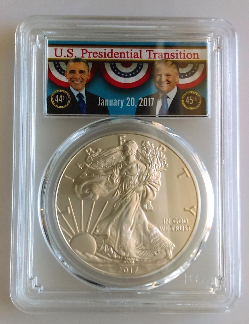 2017 PCGS First Strike MS70 Presidential Transition (1 of 2)