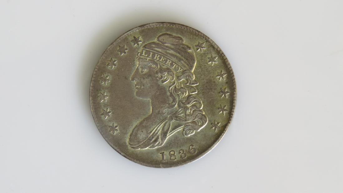 1836 Bust Half-Dollar Original AU Coin (1 of 2)