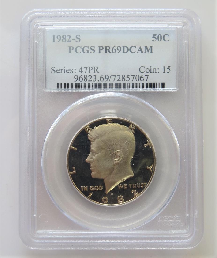 Five (5ct.) PCGS Graded PR66 S-Mint Proof Kennedy (1 of 3)