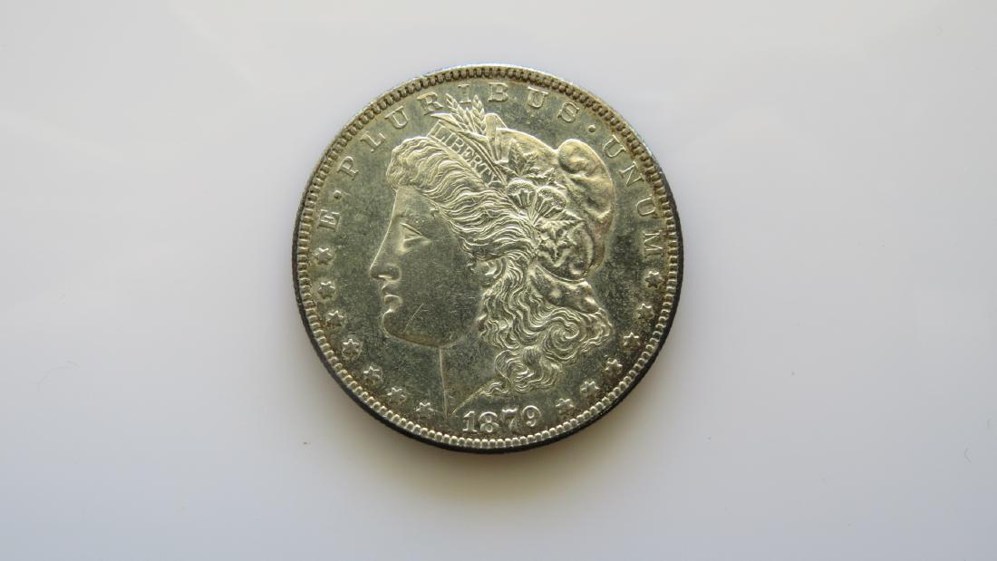 1879 S Choice Uncirculated Morgan Silver Dollar (1 of 2)