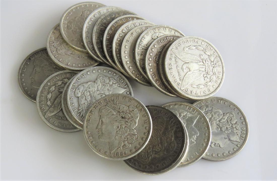 Twenty (20ct.) Coin Roll of PRE-1921 VF-XF Morgan (1 of 3)