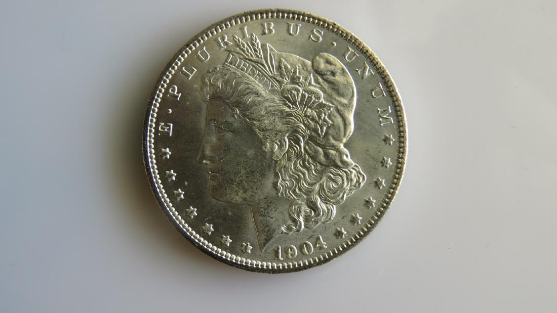 1904-O Morgan Silver Dollar Gem Uncirculated (1 of 2)