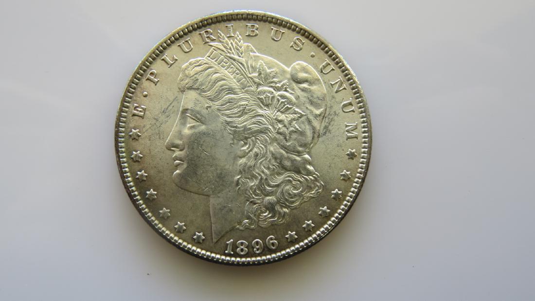 1896 P Morgan Silver Dollar Choice BU (1 of 2)
