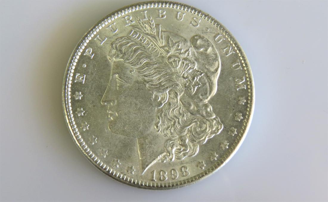 1898 Morgan Silver Dollar Choice BU (1 of 2)