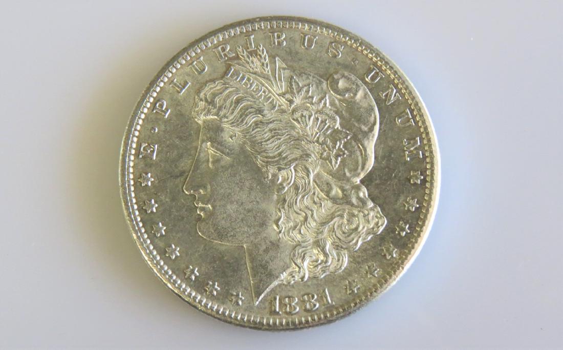 1881 S Morgan Silver Dollar Uncirculated (1 of 2)