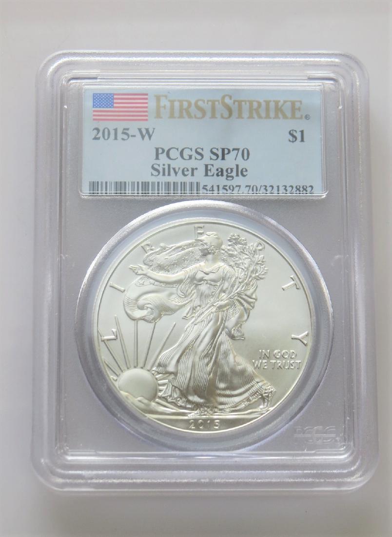 2014 W Satin Finish PCGS First Strike SP70 American (1 of 2)