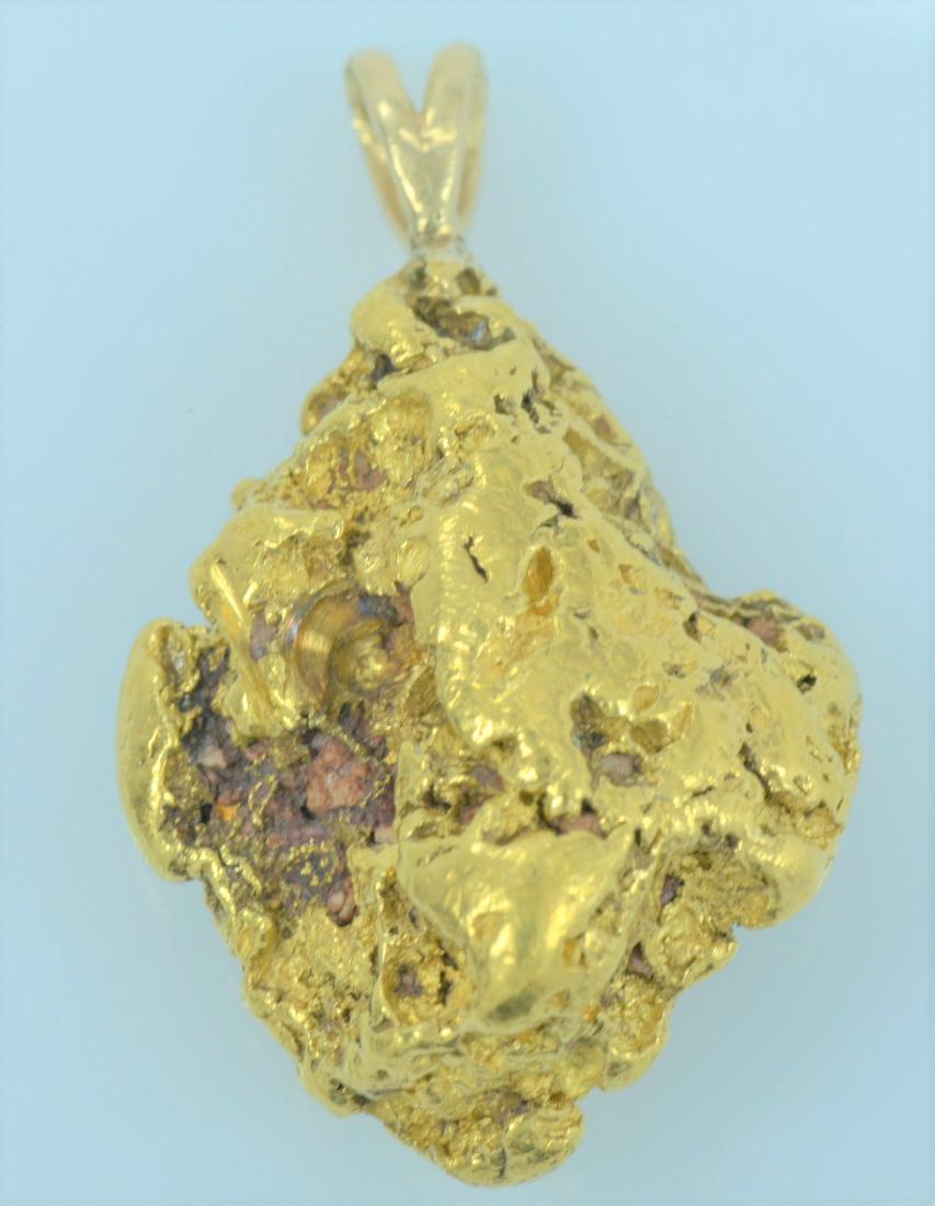 Gold Nugget Pendant (1 of 1)