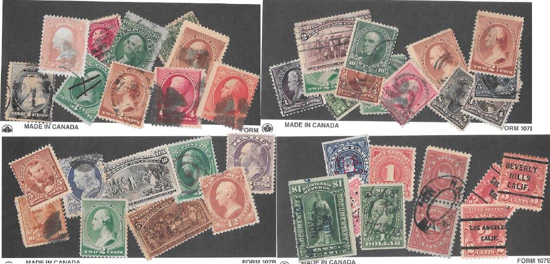 60+ Older US Stamps Inc. Grills, Blackjack & more: A nice group of 60+ older stamps including Grills, A Blackjack, Colombians, Banknotes, Pan-Americans and more. A very cool group of US Stamps.
