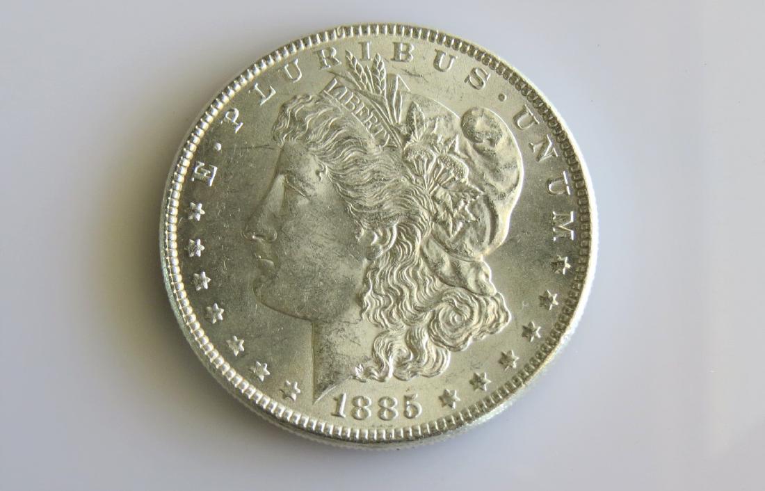 1885 Morgan Silver Dollar Choice Uncirculated (1 of 2)